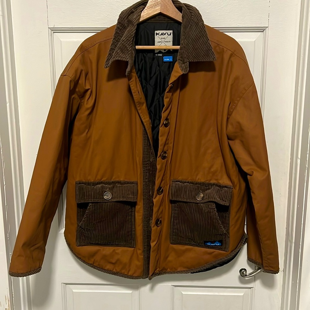 **SOLD** Kavu Bowen Bay Women’s Shacket- tobacco color, size L.